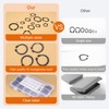 455 Piece Circlip Set, E-Clips Snap Rings, C-Clips Locking Washers,