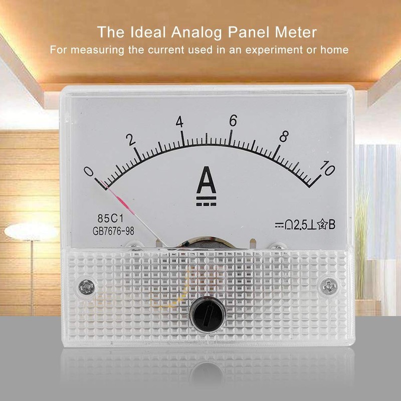 VBESTLIFE Mini Current Analogue Ammeter Voltmeter,Professional Durable 2.5 Accuracy Voltage
