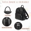 VASCHY Women's Backpack, Mini Backpack PU Leather Waterproof Fashion Small