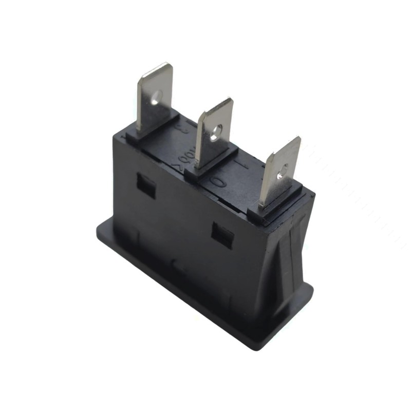 2pcs KCD4-3NC 3 Pins 3 Positons Double Side Momentary in-Out