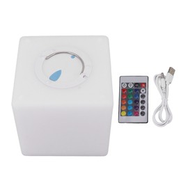Cordless LED Cube Night Light USB Charging Cube Night Light 16 Colors Adjustable with Remote Control