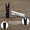 150 x Clothes Pegs Sturdy Plastic VonBueren | Black and