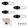UESDU Picture Frame Stand 4PCS Photo Frame Holder Metal Easel