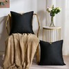 Cheekywares Christmas Cushion Cover, Black, 40 x 40 cm, Velvet