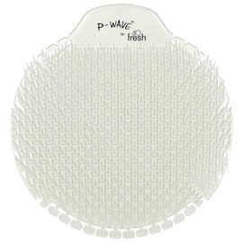 P-Wave Slant6 Urinal Mats Scented, 10 Screens Pack, Fits Most Urinals & Waterless, Long Lasting 30 Days Urinal Deodoriser & Odour Neutraliser, Anti-Splash Guard Slanted Bristle, Honeysuckle