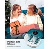 SPA4PIEDS Foot Spa Bath Massager with Heat, Bubble Jets, Red