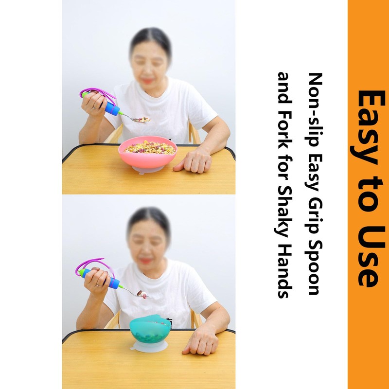 Adaptive Utensils for Arthritis, Parkinson’s & Hand Tremors – 360°
