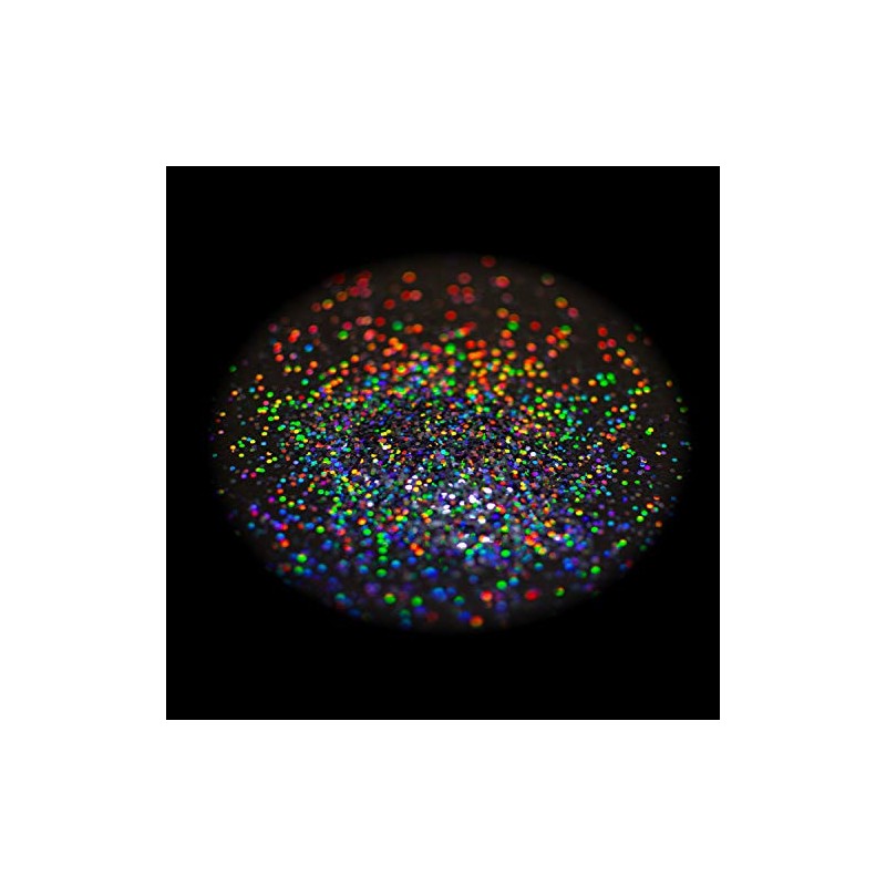 DIY MASTER Smoke Rainbow Glitter Flakes, 0.04 inch (1 mm),