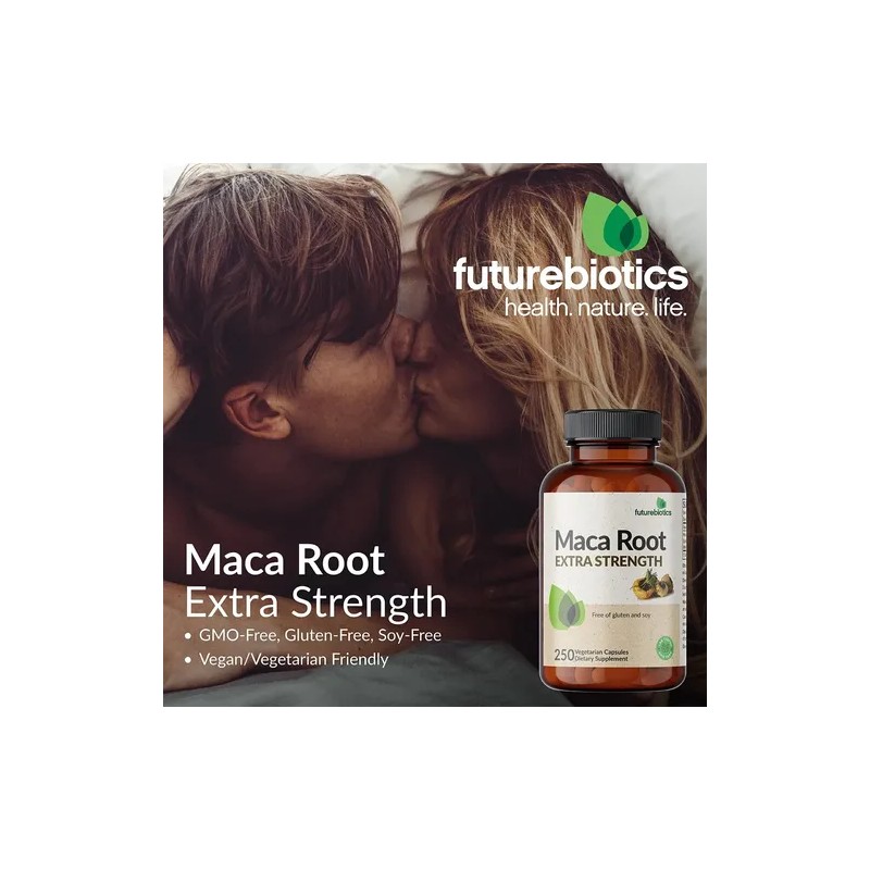 Futurebiotics Maca Root Extra Strength, Cápsulas Vegetales