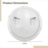Homaisson 5 in Boat Hatch Cover, White Marine Deck Plate