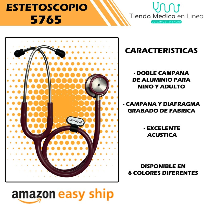 MEDIMETRICS - Estetoscopio 5765 DR 2 Pro Doble Campana Aluminio