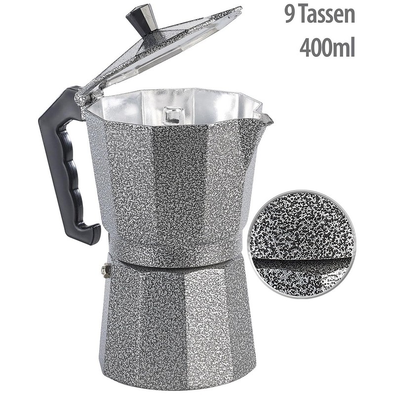 Cucina di Modena Espresso Maker Jug: Hammered Espresso Maker for