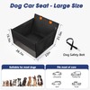 FURTIME Large Dog Car Seat, Upgraded PU Leather Back Seat