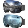 NSSIW Ski Goggles for Men Women Snowboard Goggles: Youth OTG