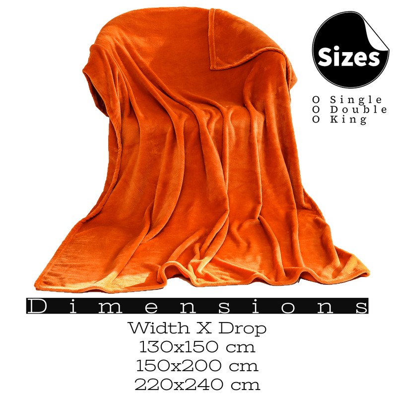 funky gadgets Fleece Blanket Sofa Throw Versatile Fluffy Warm Blanket
