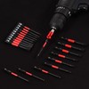 21Pcs Metric & SAE Impact Allen Wrench Drill Bit Set,