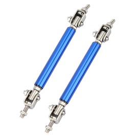 2Pcs 75mm Car Bumper Protector Lip Rod Splitter Strut Tie Bar Support Front Rear Universal