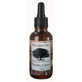 Northridge Oak Beard Oil - Simply Citrus - 1 FL Oz - 100% Natural Beard Oil