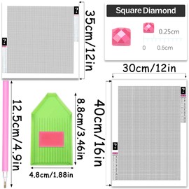 SKRYUIE DIY 5D Diamond Painting by Numbers Kits, Diamond Art Kits for Adults Crystal Cross Stitch Art Craft Wall Sticker Decoration Wall Decoration 30x40cm1516