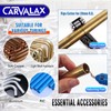 CARVALAX 90° Ratcheting Tube Bender Kit - 7 Color-Coded Aluminum