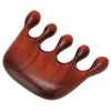 Wood Massage Comb, Sandalwood Wide Tooth Scalp Massager Comb for