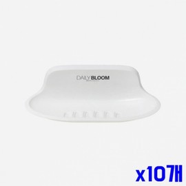x10 white suction type oval soap bars Soap Case