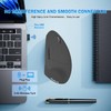 AooKoNi Ergonomic Mouse, 1600 DPI Wireless Vertical Mouse with 3
