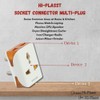 HI PLASST PINS N PLUGS (5Pcs) 3 Pin Modular Travel