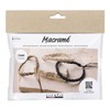 Creativ Mini Craft Kit Macrame Black Olive Brown Sand Bracelet