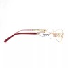 South Hampton SH 907 RO Eyeglasses Frames Pink Rectangular Full