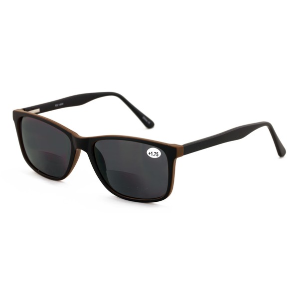 V.W.E. Men XL Optical Frame Wide Reading Sunglasses - Tinted