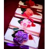 D-Seven Artificial Flowers 100PCS 3CM Mini Fake Roses for DIY