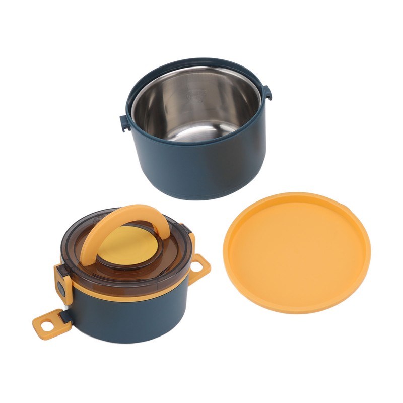 Stackable Lunch Box 1600ml Dual Layers Stainless Steel BPA Free