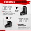 WETT Oxygen Sensor Socket Set, 5-Piece Offset O2 Sensor Wrench