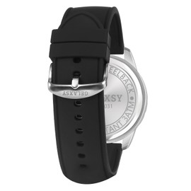 GELAXSY Mens Watches 48mm Quartz Watches with Analogue Display Date Window and Rubber Strap Wrist Watches for Men Water Resistant Watches for Men