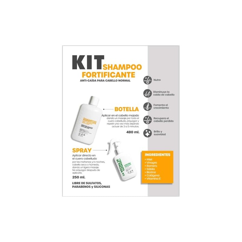Pócima de Rapunzel KIT SHAMPOO (Crecimiento, fortalecimiento y brillo)