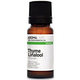 Bio - Thyme Linalool Essential Oil - 10mL - 100% Pure, Natural, Chemotyped and AB Certified - AROMA LABS (French Brand)