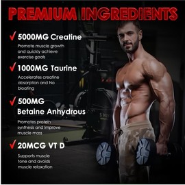 ZEBORA Micronized Creatine Monohydrate Powder for Men and Women