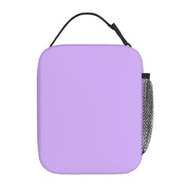 wyehjut Purple Lunch Bag for School Office Washable Thermal Picnic Box for Kids Girls Adults Women Reusable Insulated Meal Pail