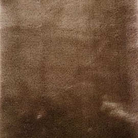 Fashion Fabrics LLC Brown Rabbit Soft Faux Fur Fabric - Sold by The Yard - 60"