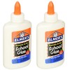 Elmers Liquid School Glue rEpMsc, Washable, 4 Ounces, 2 Count