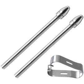HaeKap Universal Fine Titanium Alloy Fine Pencil Nibs Compatible with BOOX Pen 2 Pro/iReader/IFLYYTEK/Lamy AL-Star Digital Pen, Ballpoint Replacement Tips for eReader Digital Pen,2 Pcs