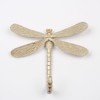Fyne-Finds Small Metal Gold Dragonfly Coat Hook Vintage Shabby Chic Style Wall Door Hook