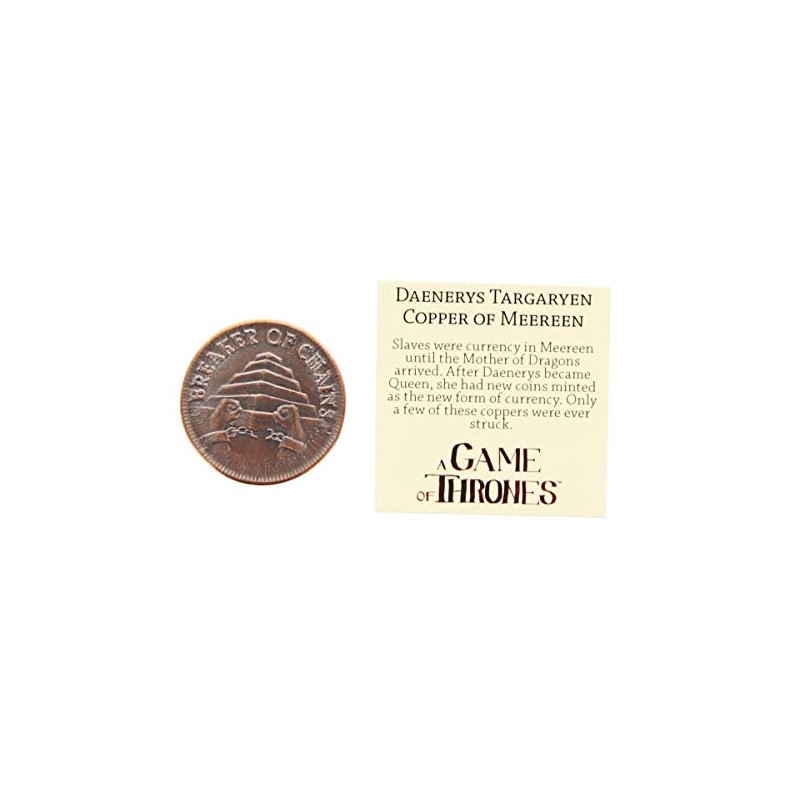 Game of Thrones Daenerys Targaryen Queen of Meereen Copper Coin