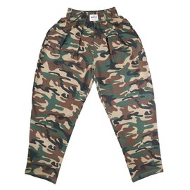 Muscle Alive Men's Baggy Sweatpants Athletic Gym Pants Bodybuilding Fitness Sports Trousers Loose Fit Joggers with Pockets Camouflage Color Size L