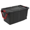 Unbranded Wheeled Extra Large Storage Bin Set of 2 Heavy