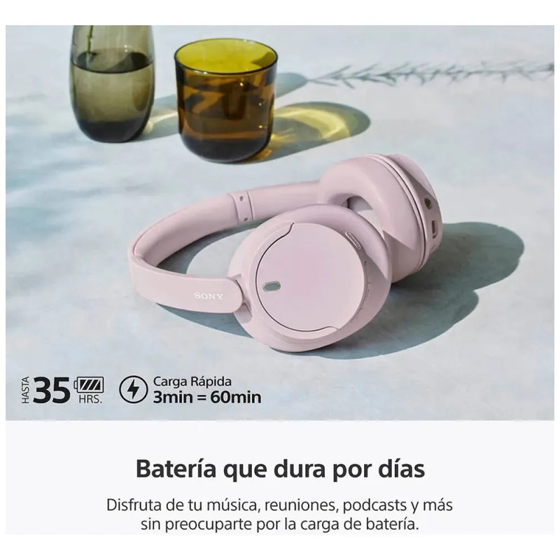 Audífonos Inalámbricos Wh-ch720n Color Rosa