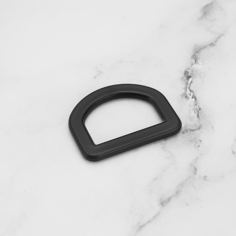 eMagTech Pack of 20 25 mm Plastic D Rings Semicircular