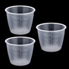 3PCS Rice Measuring Cup 160 ml Plastic Transparent Rice-Cooker Cups