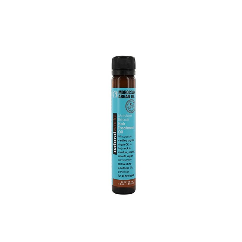 Natural World Moroccan Argan Oil Moisture Repair Hair Treatment Oil